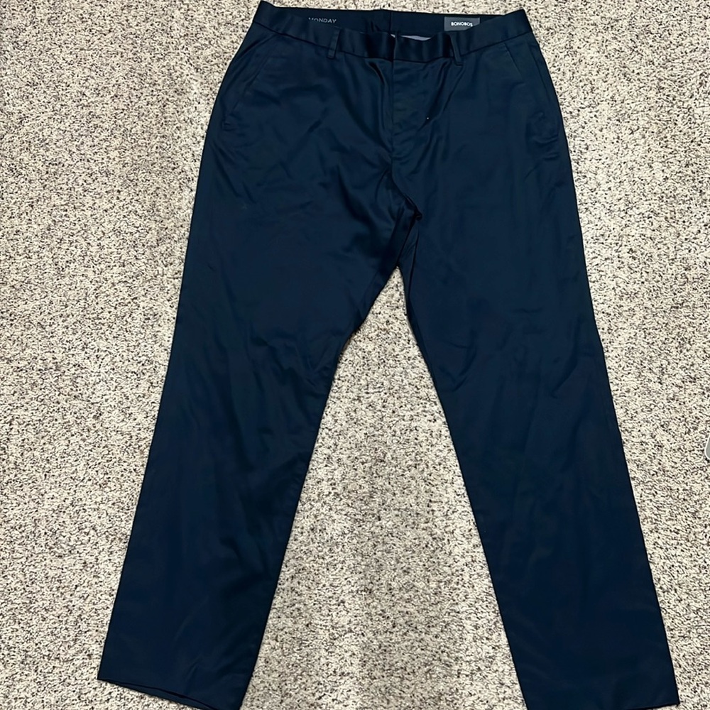Bonobos Monday athletic fit navy pants
